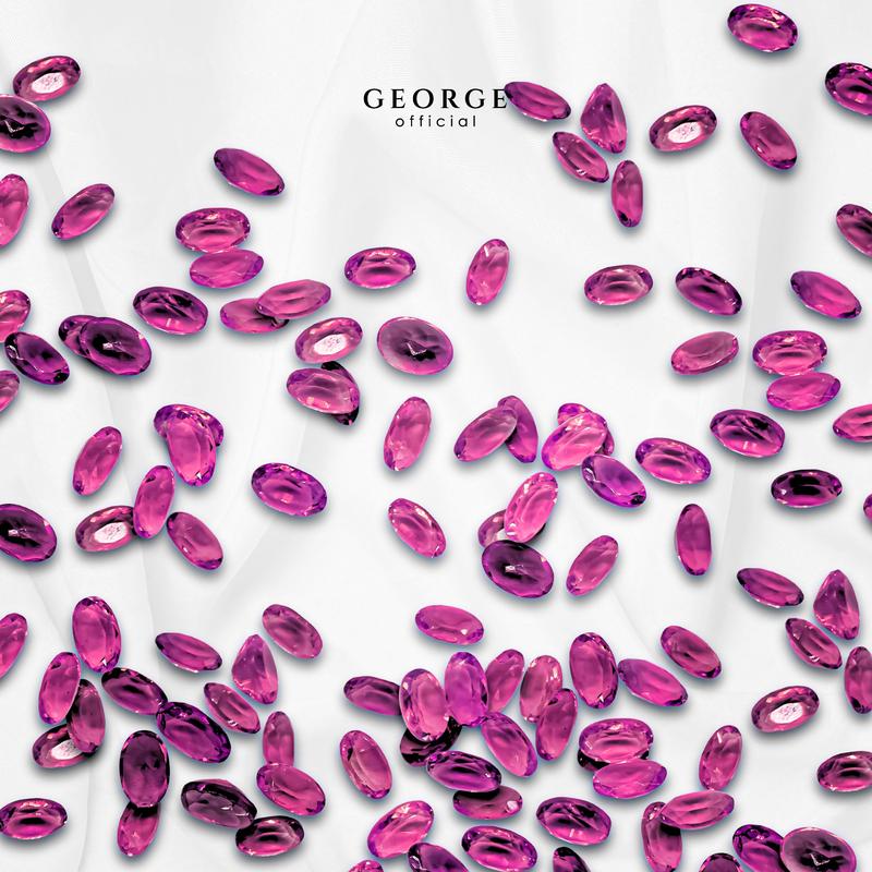 Rhodolite Garnet Oval Cut 5x3, 6x4, 7x5, 8x6, 9x7, 10x8, 11x9 mm. Wholesale Semi-Precious GGRHO Gemstone Garnet, Citrine, Peridot, Blue Topaz, Amethyst, Rhodolite Garnet, Green Chrome Diopside, Onyx, Tourmaline, Aquamarine George Jewelry