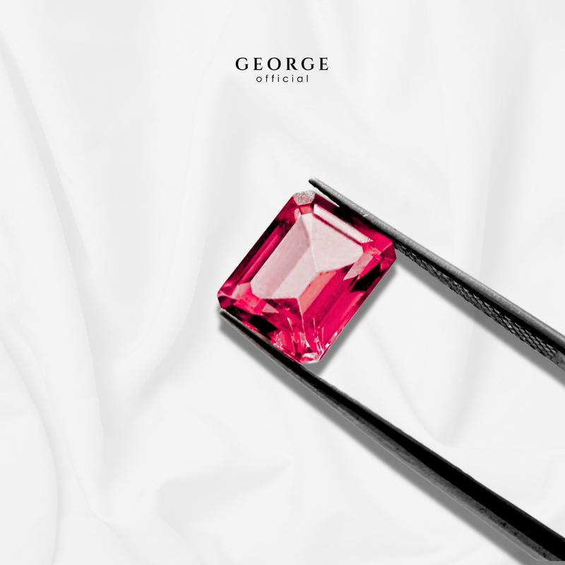 Ruby Emerald Cut 4x3, 5x3, 6x4, 7x5, 8x6 mm. Wholesale Precious GGRBE Gemstone Ruby Pink Sapphire Purple Sapphire Orange Sapphire Yellow Sapphire George Jewelry