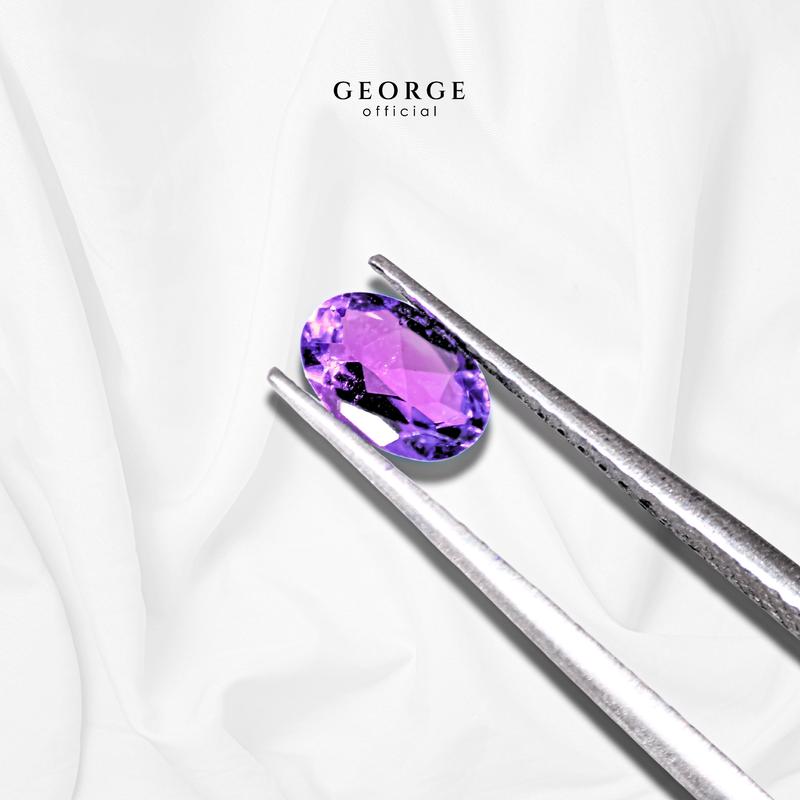 Amethyst Oval Cut 5x3, 6x4, 7x5, 8x6, 9x7, 10x8, 11x9 mm. Wholesale Semi-Precious GGAMO Gemstone Garnet, Citrine, Peridot, Blue Topaz, Amethyst, Rhodolite Garnet, Green Chrome Diopside, Onyx, Tourmaline, Aquamarine George Jewelry