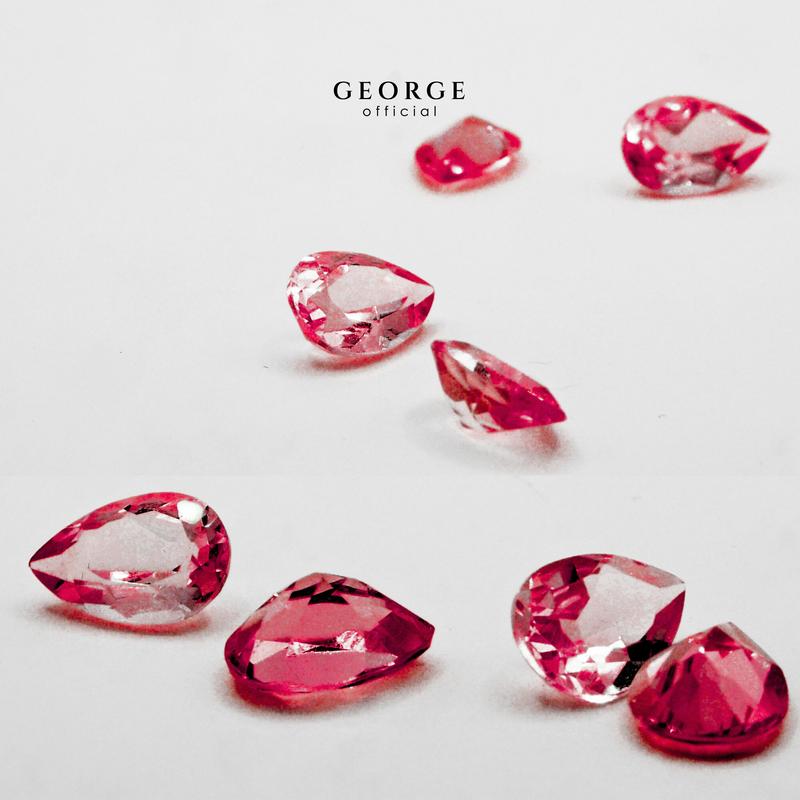 Ruby Pear Cut 4x3, 5x3, 5x4, 6x4, 7x5, 8x6 mm. Wholesale Precious GGRBP Gemstone Ruby Pink Sapphire Purple Sapphire Orange Sapphire Yellow Sapphire George Jewelry