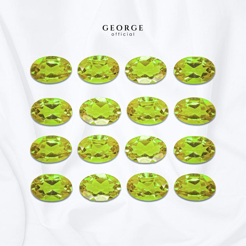 Peridot Oval Cut 5x3, 6x4, 7x5, 8x6, 9x7, 10x8, 11x9 mm. Wholesale Semi-Precious GGPRO Gemstone Garnet, Citrine, Peridot, Blue Topaz, Amethyst, Rhodolite Garnet, Green Chrome Diopside, Onyx, Tourmaline, Aquamarine George Jewelry