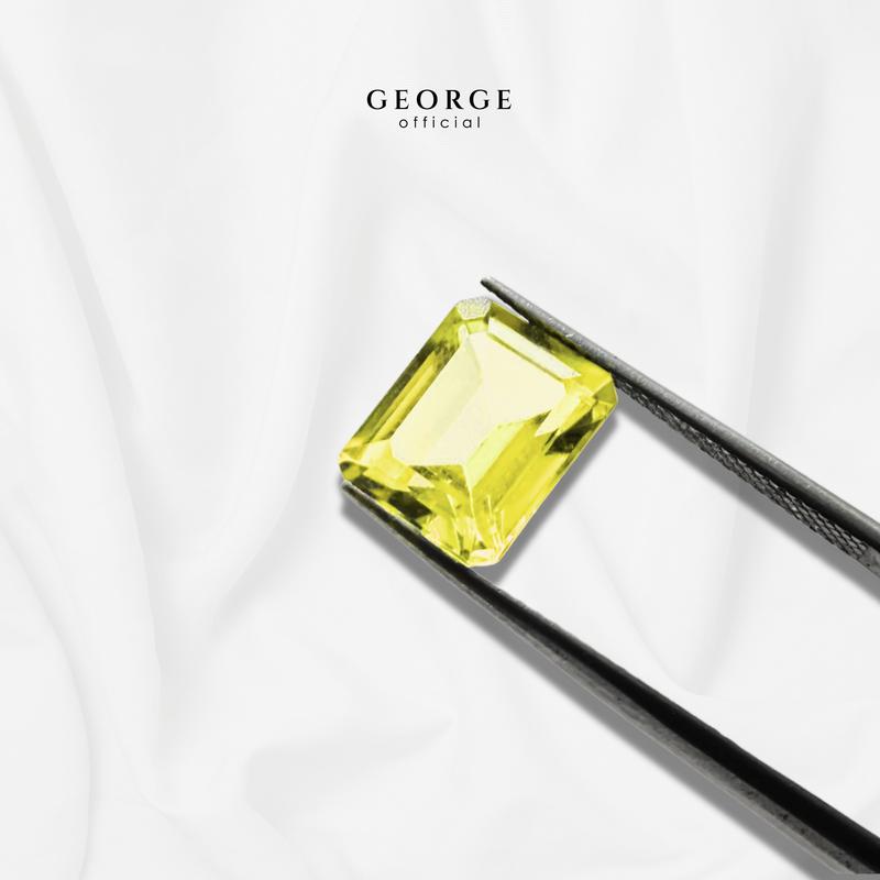 Yellow Sapphire Emerald Cut 4x3, 5x3, 6x4, 7x5, 8x6 mm. Wholesale Precious GGYSE Gemstone Ruby Pink Sapphire Purple Sapphire Orange Sapphire Yellow Sapphire George Jewelry