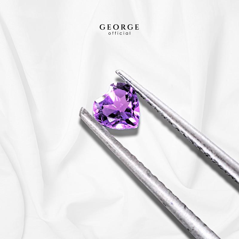 Amethyst Heart Cut 3-7 mm. Wholesale Semi-Precious GGAMH Gemstone Garnet, Citrine, Peridot, Blue Topaz, Amethyst, Rhodolite Garnet, Green Chrome Diopside, Onyx, Tourmaline, Aquamarine George Jewelry