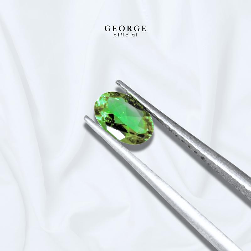 Green Chrome Diopside Oval Cut 5x3, 6x4, 7x5, 8x6, 9x7, 10x8, 11x9 mm. Wholesale Semi-Precious GGGCO Gemstone Garnet, Citrine, Peridot, Blue Topaz, Amethyst, Rhodolite Garnet, Onyx, Tourmaline, Aquamarine George Jewelry